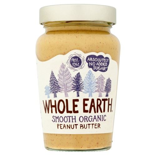 WHOLE EARTH SMOOTH ORGANIC PEANUTS BUTTER 340 G
